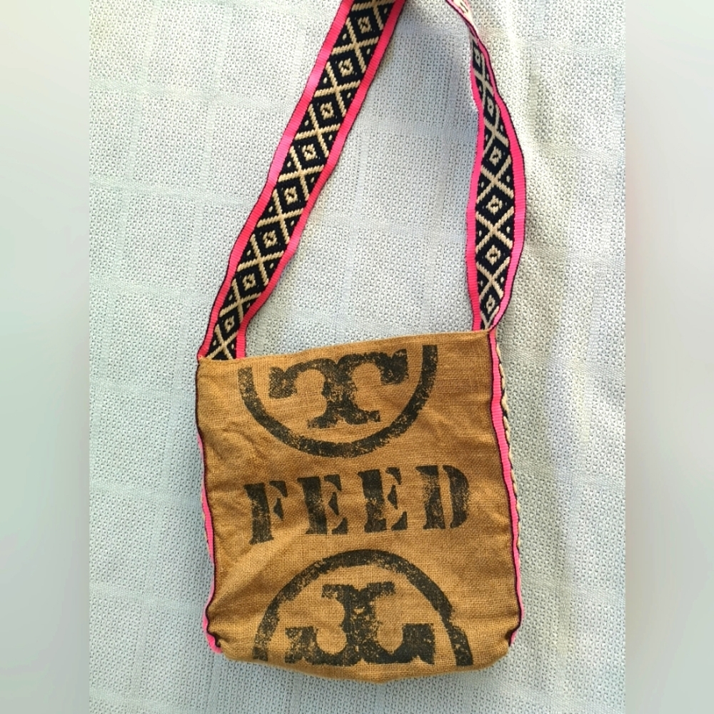 Tory Burch x Holt Renfrew Burlap Feed Bag